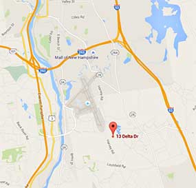 Map to Advanced Scale Londonderry NH